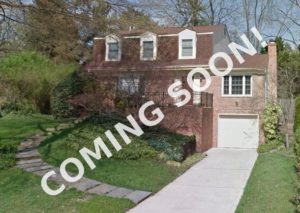 Colonial home in Maplewood with "Coming Soon" sign